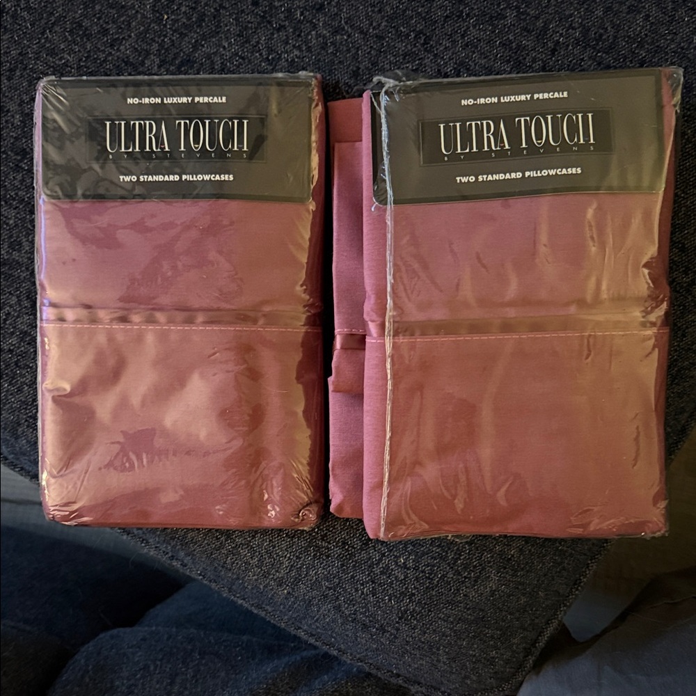 Ultra Touch Pink Pillowcases